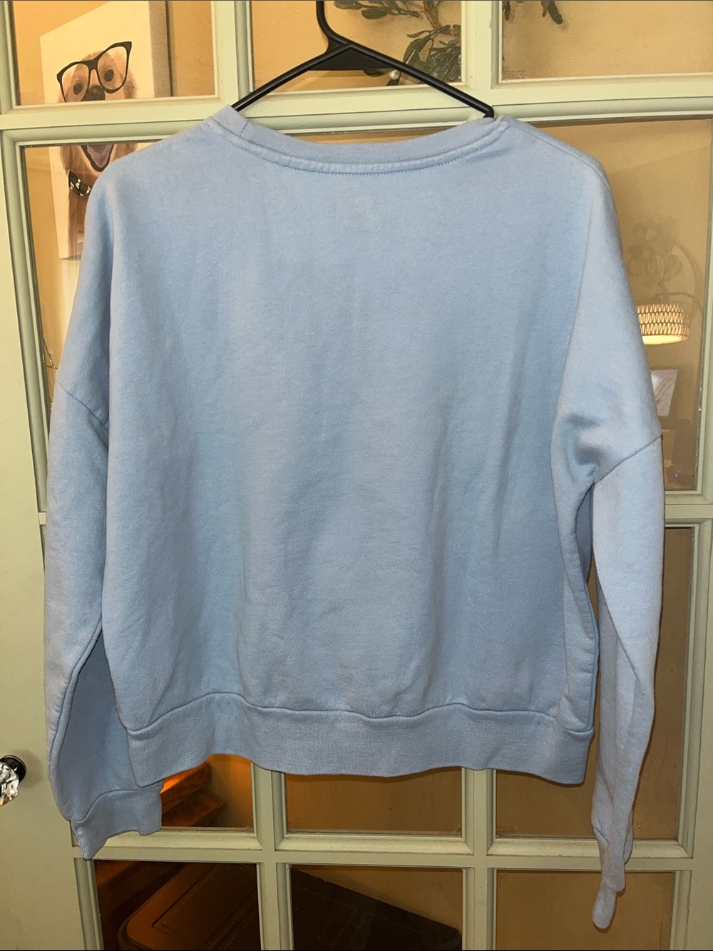 Peanuts Light Blue Crewneck Sweatshirt with Snoopy Graphic - Picture 8 of 10